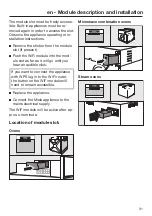 Preview for 31 page of Miele XKM 3100 W Fitting And Installation Instructions