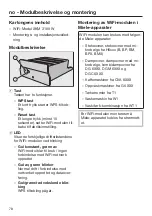 Preview for 78 page of Miele XKM 3100 W Fitting And Installation Instructions