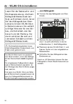 Preview for 18 page of Miele XKS 3130 W Fitting And Installation Instructions