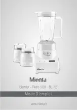 Предварительный просмотр 7 страницы Mienta BL 721 Instruction Manual