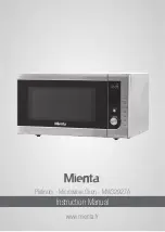 Mienta MW32927A Instruction Manual preview