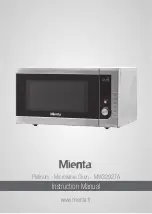 Preview for 36 page of Mienta MW32927A Instruction Manual