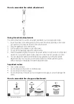 Preview for 6 page of Mienta Vitesse HB11422A Instruction Manual