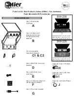 Mier products BW-230 Assembly/Mounting Instructions preview