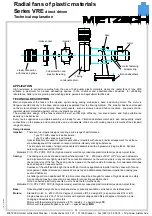 Предварительный просмотр 3 страницы Mietzsch VRE 100 Series User Information