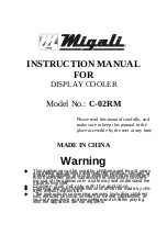 Предварительный просмотр 1 страницы Migali C-02RM Instruction Manual