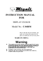 Preview for 1 page of Migali C-04RM Instruction Manual