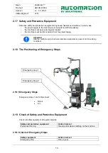 Предварительный просмотр 13 страницы Migatronic automation CoWelder UR10E PI350 AC/DC Instruction Handbook Manual