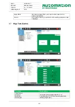 Предварительный просмотр 47 страницы Migatronic automation CoWelder UR10E PI350 AC/DC Instruction Handbook Manual