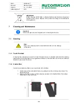 Предварительный просмотр 68 страницы Migatronic automation CoWelder UR10E PI350 AC/DC Instruction Handbook Manual