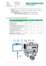 Предварительный просмотр 71 страницы Migatronic automation CoWelder UR10E PI350 AC/DC Instruction Handbook Manual