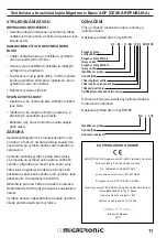 Предварительный просмотр 11 страницы Migatronic Basic ADF Instruction Manual