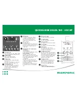 Preview for 6 page of Migatronic DELTA 160 HP Quick Manual