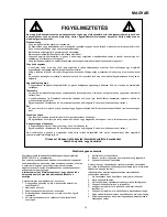 Preview for 53 page of Migatronic FOCUS STICK 160E PFC Instruction Manual