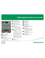 Предварительный просмотр 12 страницы Migatronic FOCUS TIG 160 DC HP PFC Quick Manual