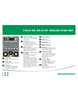 Предварительный просмотр 20 страницы Migatronic FOCUS TIG 160 DC HP PFC Quick Manual