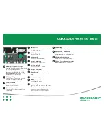 Preview for 4 page of Migatronic FOCUS TIG 200 PFC Quick Manual