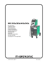 Migatronic MIG 305x Instruction Manual preview