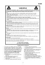 Preview for 47 page of Migatronic MIG 305x Instruction Manual