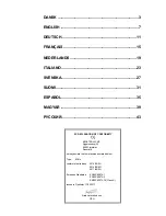 Preview for 2 page of Migatronic MIG 385x S Instruction Manual