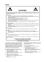 Preview for 3 page of Migatronic MIGMAN 385 Instruction Manual