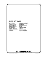 Migatronic MWF 552 YARD Instruction Manual preview