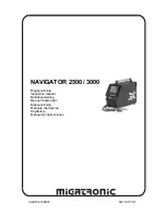 Migatronic NAVIGATOR 2500 Instruction Manual preview