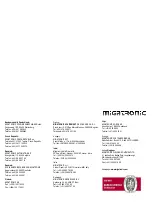 Preview for 120 page of Migatronic OMEGA 220 Instruction Manual