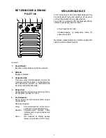 Предварительный просмотр 6 страницы Migatronic PILOT 141 Instruction Manual