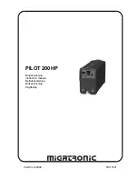 Migatronic PILOT 200 HP Instruction Manual preview