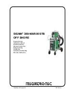 Migatronic SIGMA2 300 STBOFF SHORE User Manual предпросмотр