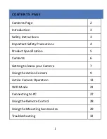 Preview for 2 page of migear extremeX XTRACAMWIFIRD User Manual