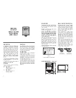 Preview for 1 page of Mighty Module MM1000A Manual