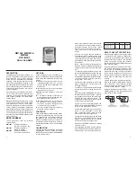 Preview for 1 page of Mighty Module MM1420 Manual