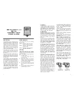 Preview for 1 page of Mighty Module MM1700 Manual