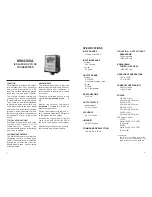 Preview for 1 page of Mighty Module MM4300A Manual