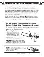 Предварительный просмотр 5 страницы Mighty Mule 200 E-Z GATE OPENER UL325 SERIES Installation Manual