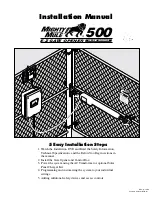 Mighty Mule 500 UL325 SERIES Installation Manual preview