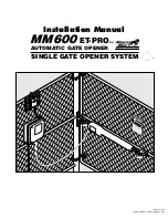 Mighty Mule Mighty Mule MM600 ET-PRO Installation Manual preview