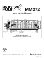 Preview for 1 page of Mighty Mule MM272 Installation Manual