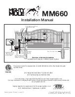 Mighty Mule MM660 Installation Manual preview