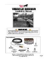 Mighty Mule VEHICLE SENSOR Installation Manual preview