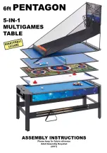 Mightymast Leisure 6ft Pentagon Assembly Instructions Manual preview