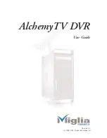 Miglia AlchemyTV User Manual предпросмотр