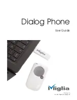 Miglia Dialog Phone User Manual предпросмотр