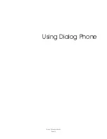 Предварительный просмотр 17 страницы Miglia Dialog Phone User Manual