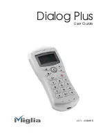 Miglia Dialog Plus Cordless Phone User Manual предпросмотр