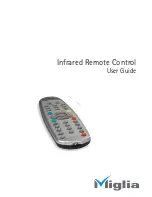 Miglia Infrared Remote Control User Manual предпросмотр