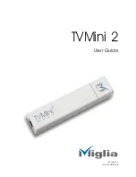 Предварительный просмотр 1 страницы Miglia TVMini 2 User Manual