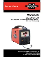 Preview for 1 page of Migomag ASIM200LCD Operator'S Manual